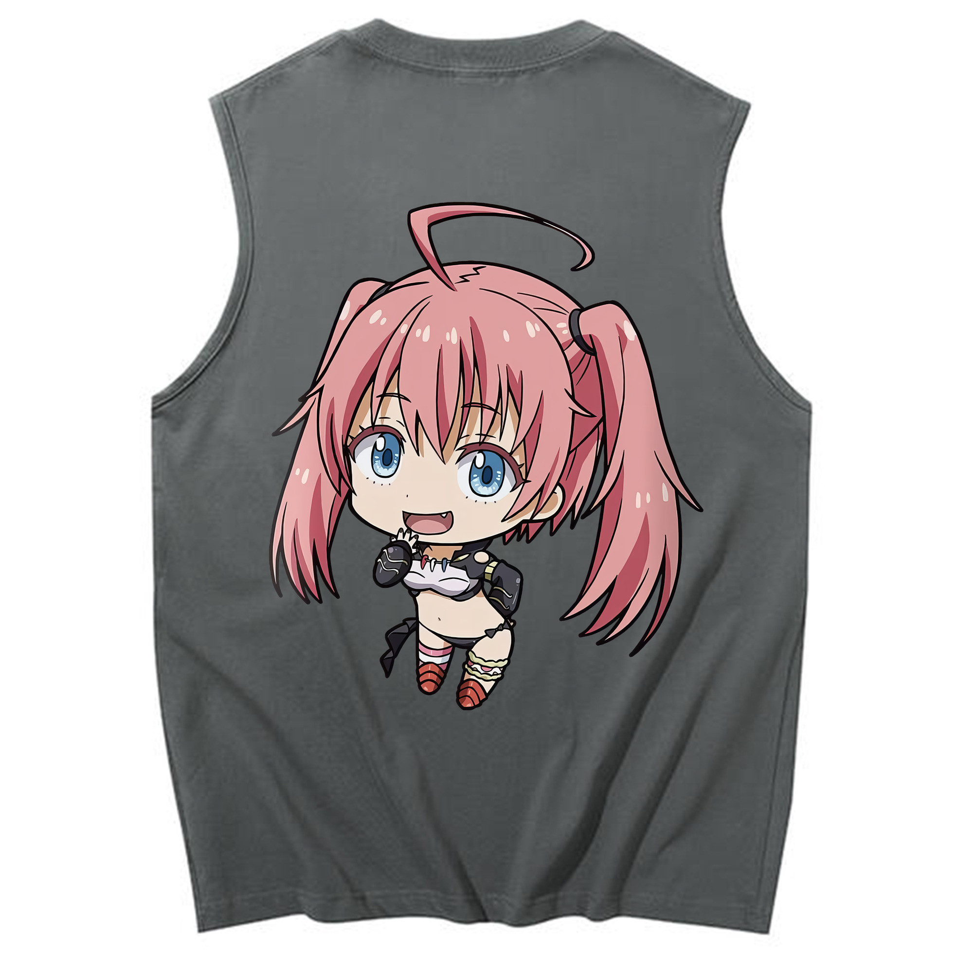 （画像用） 転スラ Regarding Reincarnated to Slime コットン100％タンクトップ（背面プリント）